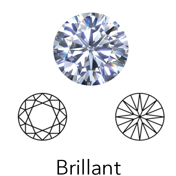 brilliant cut display of LONITÉ memorial diamond from hair or cremation ashes