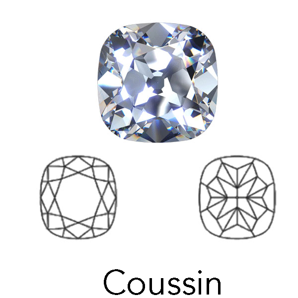 cushion cut display of LONITÉ memorial diamond from hair or cremation ashes